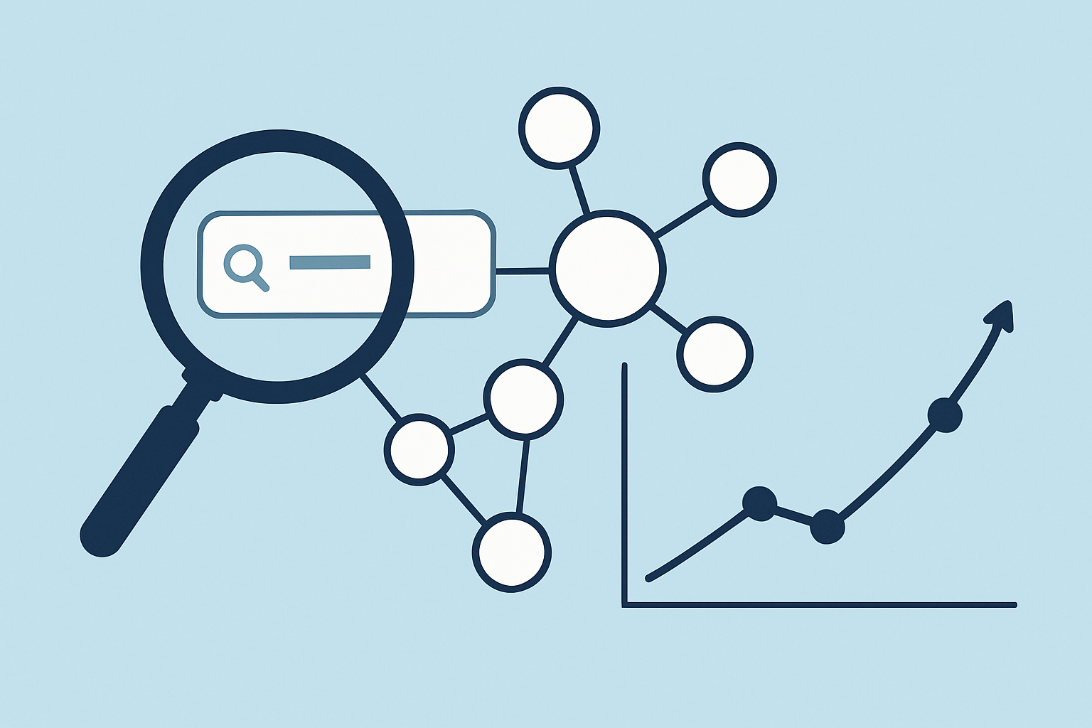 Topic clusters SEO illustration