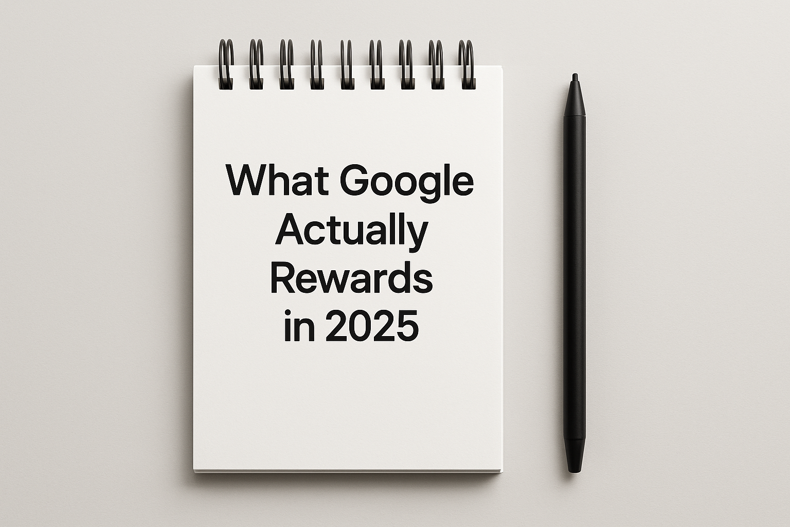 What Google rewards illustration